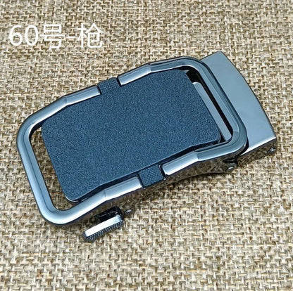新作メンズ合金オートマティックバックルベルト 高品質ゴールドバックル ビジネスカジュアル 幅3.5cm ベルト（当社ベルト専用対応）  並行輸入品