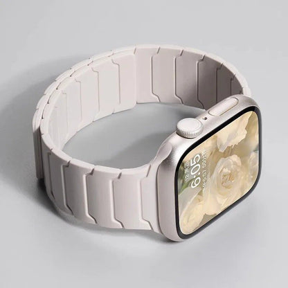 Magnetic Silicone Band for Apple Watch Ultra 2, 49mm, 45mm, 41mm, Series 9/8/7/6/SE/5/4, 38mm, 40mm, 42mm, 44mm, Band Color: mm, Parallel Import