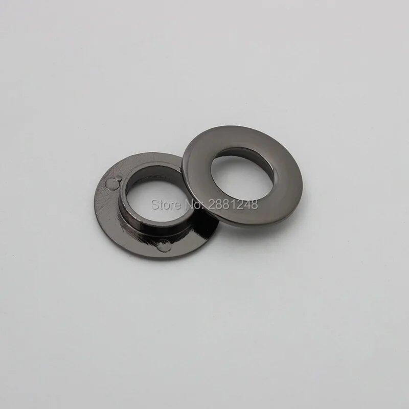 10-30-100 Pieces of High-Quality Flat Round Eyelets, Metal Hardware for Dresses and Bags, Pressed Round Eyelets, Size: 11mm, Parallel Import