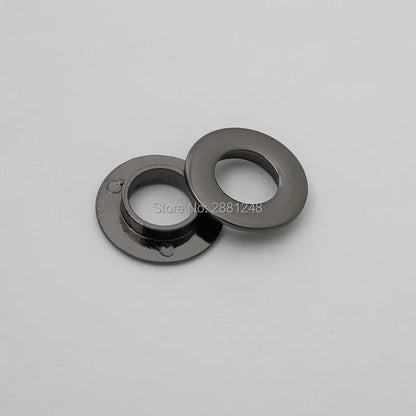 10-30-100 Pieces of High-Quality Flat Round Eyelets, Metal Hardware for Dresses and Bags, Pressed Round Eyelets, Size: 11mm, Parallel Import