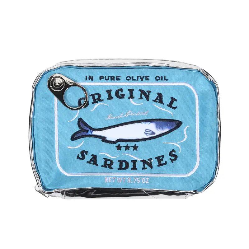 Canned Sardine Style Cosmetic Bag (Colors Available, Parallel Import)