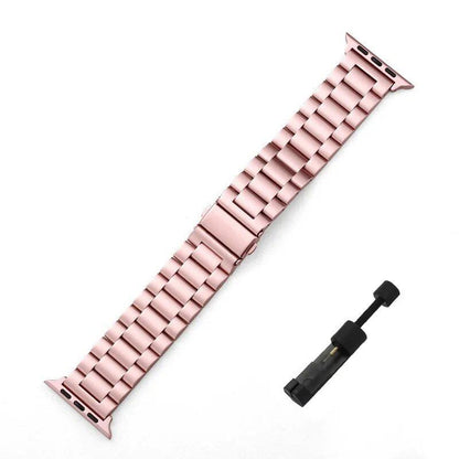 Stainless steel band for Apple Watch 45mm, Ultra, 49mm, 41mm, 40mm, 44mm. Metal bracelet for iWatch Series 9/10, 46mm, 42mm. Band color: mm. Parallel import.