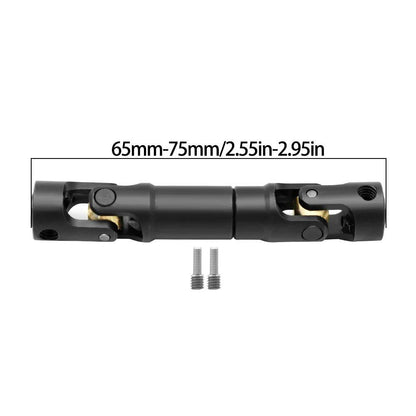 1/10 Scale RC Car Metal Internal Gear Drive Shaft Universal Joint Compatible with Axial SCX10 Gladiator YK4082 TRX4 TF2 D110 Crawlers (Color: Imported)