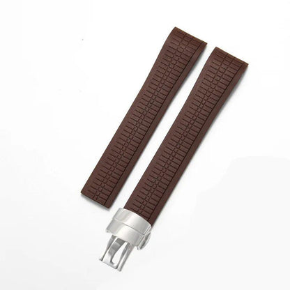 Replacement strap for Patek Philippe Geneve Aquanaut, 21mm, waterproof rubber wristband. Band Color: 21mm; Band Width: 21mm. Parallel import.