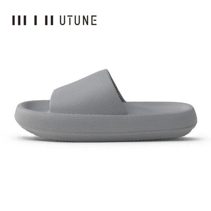 UTUNE Men's 51cm Platform Slippers, EVA Soft Fashion Non-Slip Summer Sandals, Bathroom Shoes, Shower Shoes; Ships from: Parallel Import
