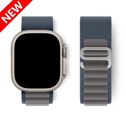 Apple Watch Ultra用アルパインループストラップ 49mm 45mm 46mm 44mm 41mm 42mm 40mm対応 ナイロンブレスレット シリーズ10/9/8/7/SE/6/5/4/3対応 サイズ： 並行輸入品