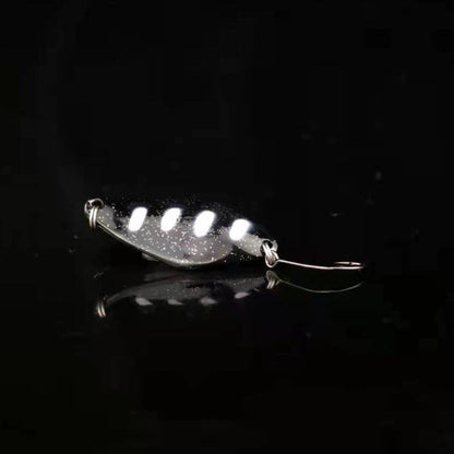 1/5 Spoon Lure, 5g, 40mm, Metal Spinner, Pesca Colorful Copper Sequin, Hard Bait, River Stream, Freshwater, Bass, Pike, Trout, Parallel Import
