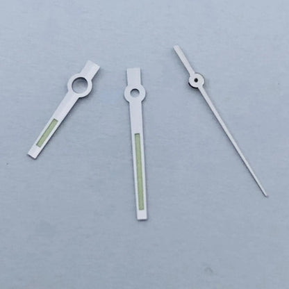 Miukushi Silver, Rose Gold, Blue, Black, Red Watch Hands with Green Luminous Hands, Compatible with NH35, NH36, ETA2824, 2836, PT5000, and Miyota 8215 Movements, Parallel Import