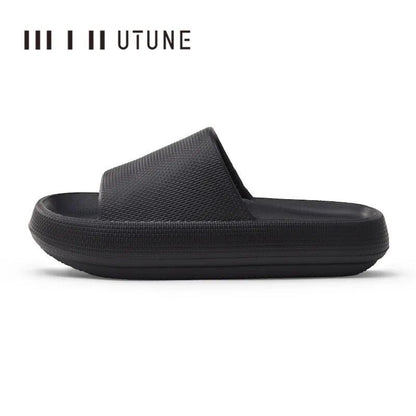 UTUNE Men's 51cm Platform Slippers, EVA Soft Fashion Non-Slip Summer Sandals, Bathroom Shoes, Shower Shoes; Ships from: Parallel Import