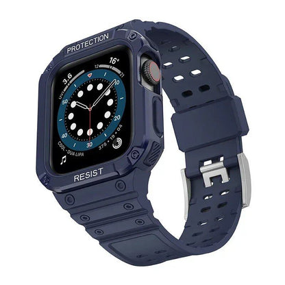 TPU Band Case for Apple Watch 45mm/49mm/44mm/41mm/40mm - Compatible with iWatch Ultra/7/8/6/5/4, Sport Strap, Wristband, Accessory, Band Color: mm, Parallel Import