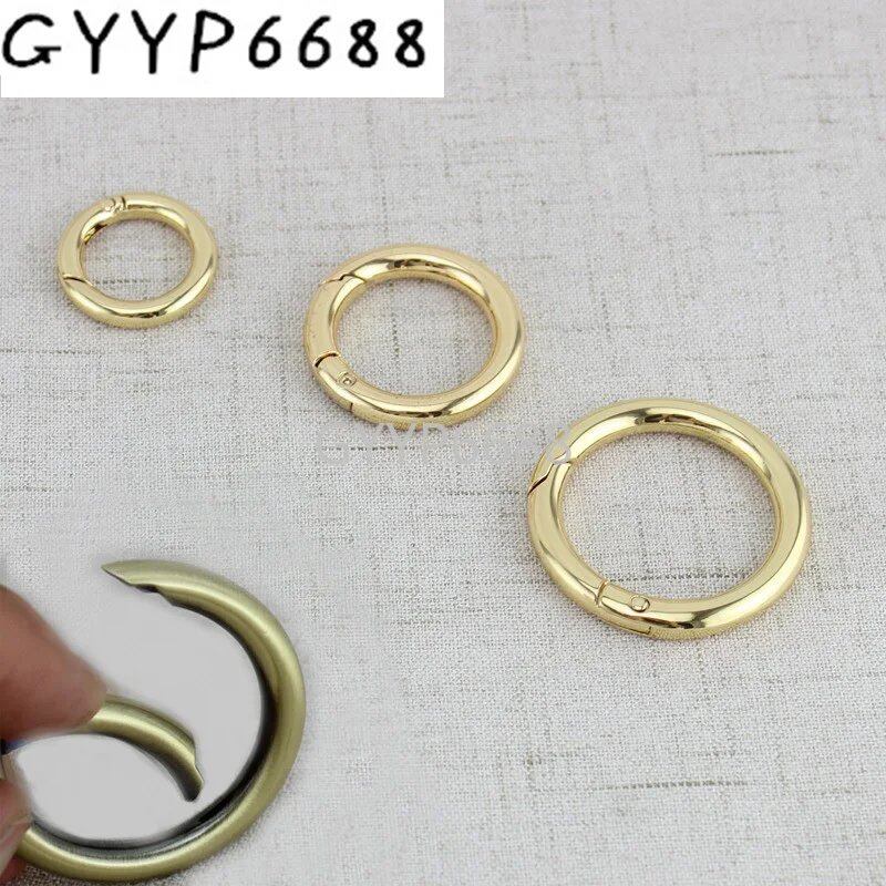 10-50-100 Pieces Spring O-Rings for Bag Hooks, Snap Clasps, Clips, Trigger Springs, Key Rings, Buckles, Closures, Leather Bag Accessories (Parallel Import)