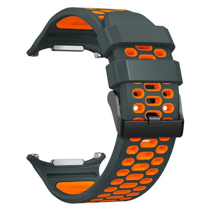 Two-Tone Sport Silicone Band for Samsung Galaxy Watch Ultra, 47mm, Breathable Bracelet, Replacement Watch Band, Band Color: ; Band Width: Galaxy Watch Ultra, Parallel Import