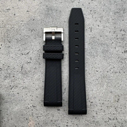 20mm High-Quality Rubber Silicone Strap in Black, Gray, Pink, Yellow, and Blue. Compatible with Omega, Swatch, and Moonwatch. Band Color: Black, Gray, Pink; Band Width: 20mm; Ships from: Parallel Import.