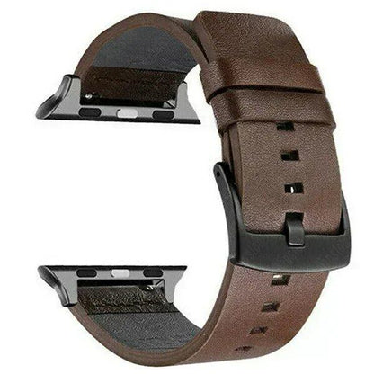 High-quality leather strap for Apple Watch Ultra 2 (49mm), compatible with Series 9, 8, 7, SE, 6, 5, and 4. Available in 44mm, 45mm, 42mm, 41mm, and 40mm bands. Available in mm band colors. Parallel import.