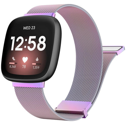 Milanese-style Metal Magnetic Strap for Fitbit Versa 3/4/Sense/Sense 2 (Imported)