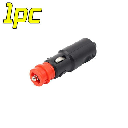 1-9 Pieces Universal 12V-24V Car Cigarette Lighter Plug Socket Power Plug Adapter Female Socket Accessories Parallel Import