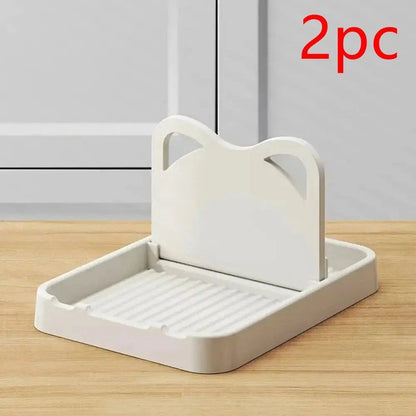 1/2-Piece Multifunctional Pot Lid Holder Stand, Pot Lid Rest, Spoon Rest, Pot Lid, Spatula, Spoon Storage Shelf, Kitchen Tool Storage Shelf, Parallel Import