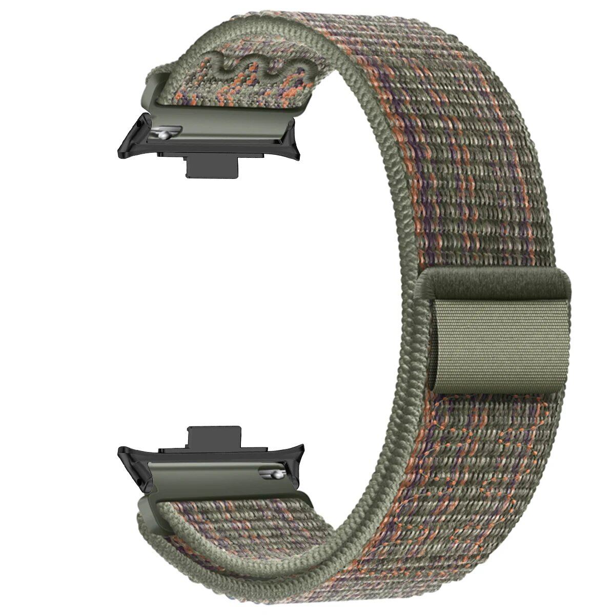 Breathable Nylon Loop Replacement Wristband for Xiaomi Redmi Watch 4/5, Mi Band 9/8 Pro, Sports Smartwatch Strap, Band Color: Parallel Import