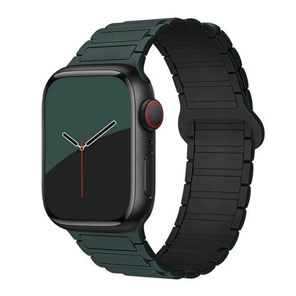 Magnetic Loop Band for Apple Watch, Compatible with 44mm, 40mm, 49mm, 45mm, 41mm, and 38mm Silicone Straps, Compatible with iWatch Series 9/8/7/6/5/4/3/SE/Ultra 2, Parallel Import