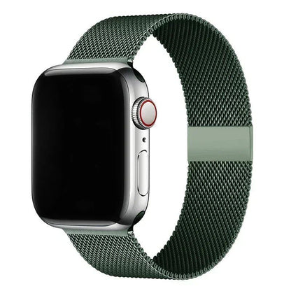 アップルウォッチ用ミラネーゼループ バンド 44mm 40mm 45mm 41mm 42-38-44mm ストラップ ウルトラ2 49mm メタルバンド iWatch シリーズ9 8 7 6 SE 5 4 3 バンドカラー：mm 並行輸入品