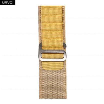 URVOI Apple Watch Ultra 2 Band, Compatible with Series 10/9/8/7/6/SE, Alpine Loop Black, G-Hook Closure, Polyester Woven Cord, Compatible with iWatch 49mm, Band Colors: 44mm, 45mm, 46mm, 49mm, Parallel Import