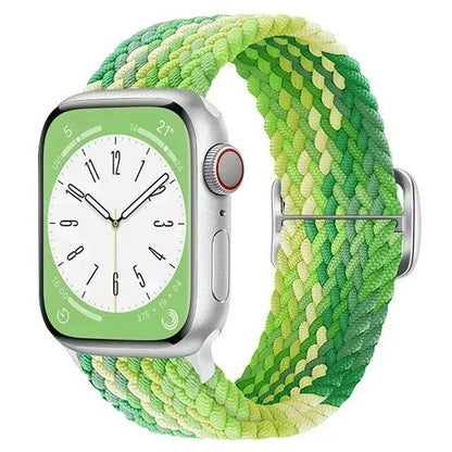 アップルウォッチUltra 2用ナイロンストラップ バンド 49mm 40mm 44mm 41mm 38mm 45mm対応 伸縮ブラidedループ ブレスレット iWatchシリーズ9/8/7/6/SE/5/4対応 バンドカラー：mm 並行輸入品