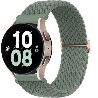 Compatible with Samsung Galaxy Watch 7, 6, 5, and 4 (40mm, 44mm, 6 Classic, 43/47mm), 20mm and 22mm nylon straps. Compatible with Huawei Watch 3 and 4 Pro, Solo Loop woven bands. Band Color: mm; Ships from: Parallel Import.