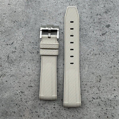 20mm High-Quality Rubber Silicone Strap in Black, Gray, Pink, Yellow, and Blue. Compatible with Omega, Swatch, and Moonwatch. Band Color: Black, Gray, Pink; Band Width: 20mm; Ships from: Parallel Import.