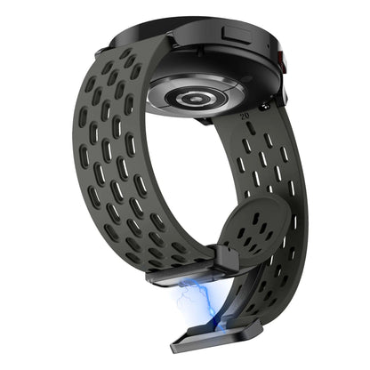 22mm Silicone Sport Strap for Huawei Watch GT 5 Pro/GT5/GT4/GT3/GT2/Watch 4/3 Pro - Magnetic Strap, Band Color: Parallel Import
