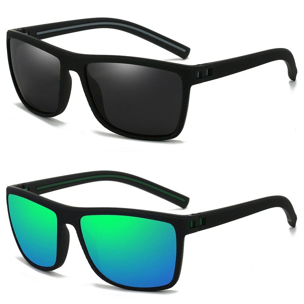 1/2-Piece Men's and Women's Polarized UV400 Sunglasses, Fishing Goggles, Outdoor Sports Eyewear, Parallel Import