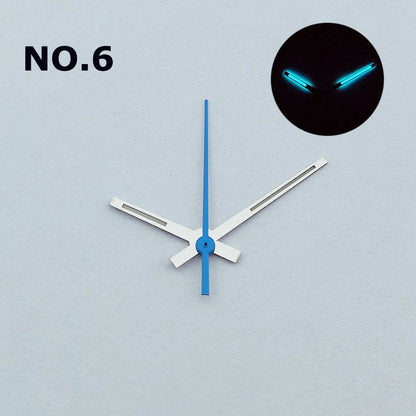 Blue-Green C3 Luminous Hands for Miyota 8285 Watch, Parallel Import