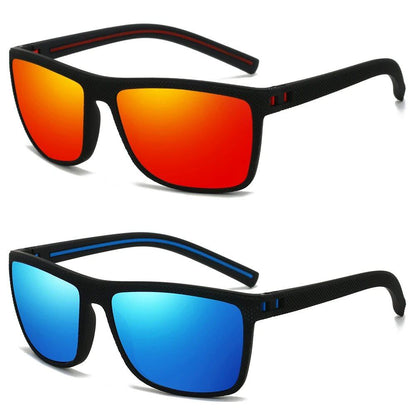 1/2-Piece Men's and Women's Polarized UV400 Sunglasses, Fishing Goggles, Outdoor Sports Eyewear, Parallel Import