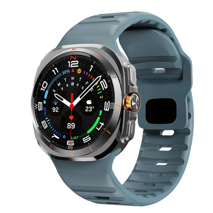 47mm Sport Silicone Strap Replacement for Samsung Galaxy Watch 7 Ultra. Band Color: ; Band Width: Compatible with Galaxy Watch 7 Ultra. Parallel Import.