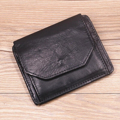 本革 メンズ財布 本革 牛革 ヴィンテージ ショートサイズ カードホルダー付き IDウィンドウ コインポケット 色： 並行輸入品