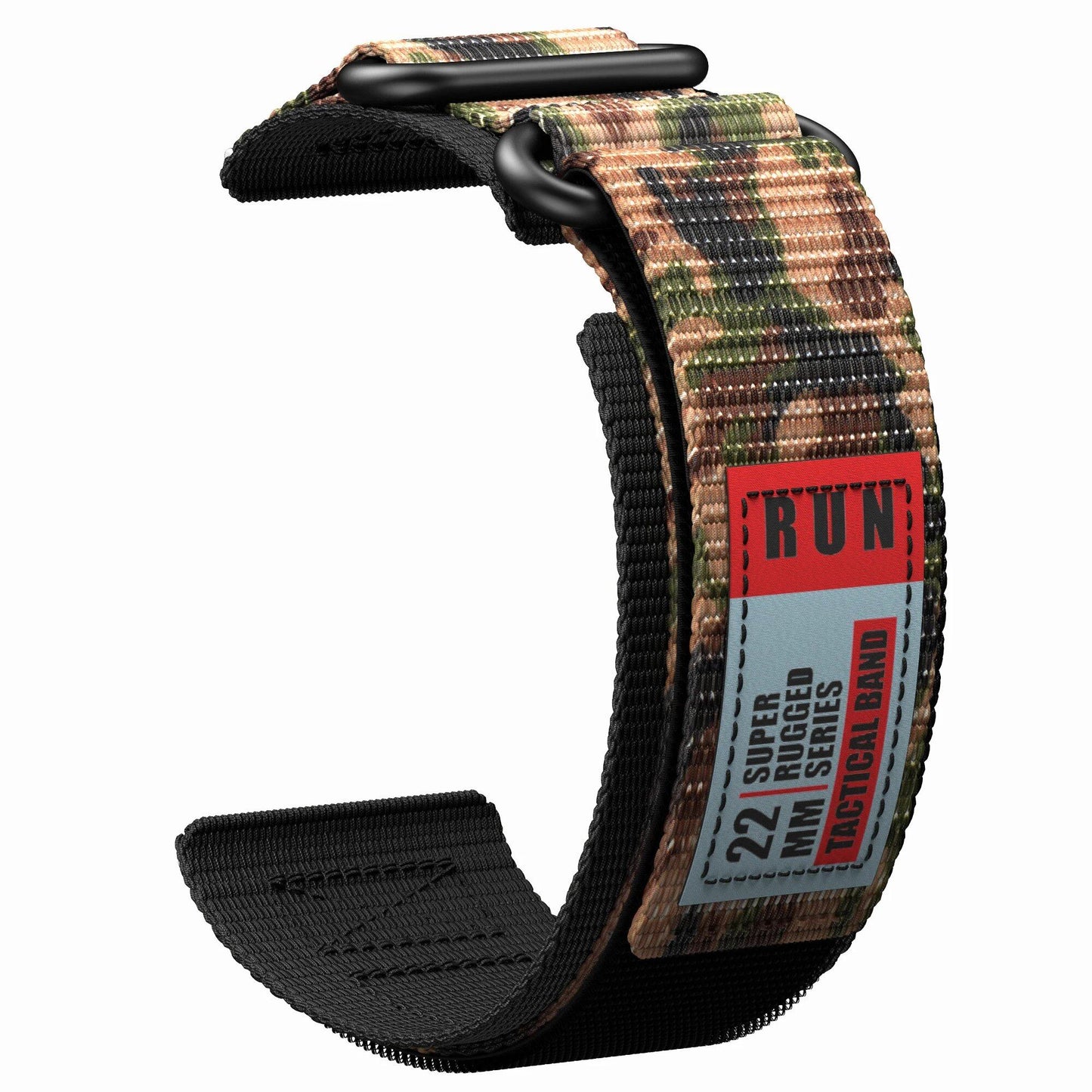 22mm Nylon Watch Strap for Garmin Forerunner 745, Huawei, and Samsung - Compatible with Garmin vivoactive 3 Music, Universal 22mm Watch Band, Band Color: ; Band Width: 22mm, Parallel Import