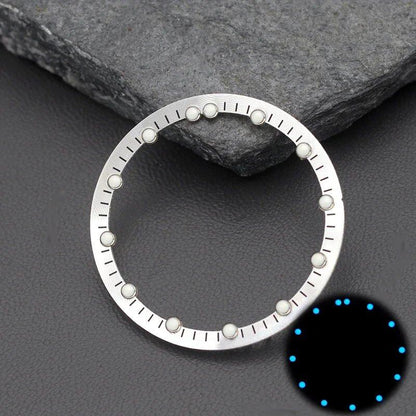 Brass Chapter Ring for 28.5mm Watch Dials (Compatible with Japanese NH70 Movements) SKX007, SKX009, and SRPD53 Watch Case Repair Tool (Parallel Import)