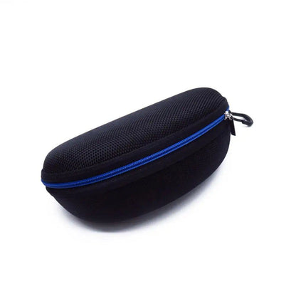 KLASSNUM Portable EVA Eyeglass Case with Carabiner Hook, Colorful Sunglasses Hard Case, Zippered Eyeglass Protection Box, Holder, New, Parallel Import