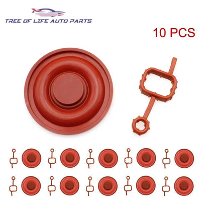 1/2/5/10 Pieces PCV Valve Cover Diaphragm Membrane for VW, Audi Q7, A3, TT, and Porsche 3.6L and 3.2L (Part Numbers 022103483E, 03H103483C, 03H103429B, and 022103475AF) Compatible Parts, Parallel Import