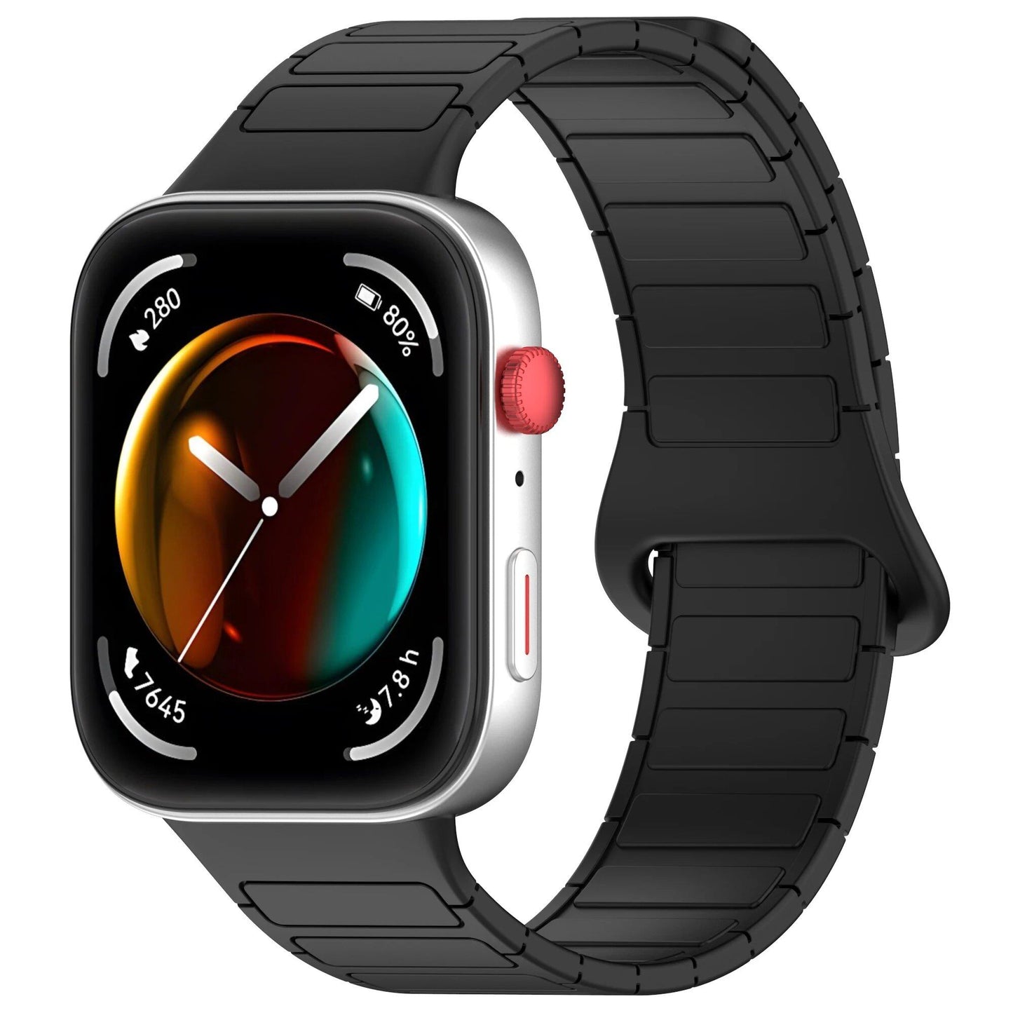 New Magnetic Loop Silicone Replacement Band Strap for Huawei Watch Fit 4 Pro/4/3. Band Color: Black. Band Width: 1.5mm. Ships from: Parallel Import.