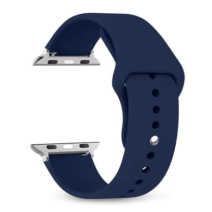Silicone Sport Band for Apple Watch, 45mm, 44mm, 42mm, 49mm, 40mm, and 41mm, Compatible with iWatch Series 9/8/7/6/5/4/3/SE/Ultra 2, Band Color: mm; Ships from: Parallel Import