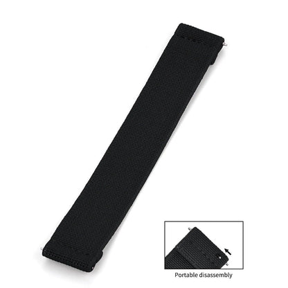 13cm Pale Blue Premium Grade Hook and Loop Adhesive Watch Band, 18/19/20/21/22mm Nylon Replacement Watch Strap, Band Color: mm, Parallel Import