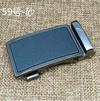 新作メンズ合金オートマティックバックルベルト 高品質ゴールドバックル ビジネスカジュアル 幅3.5cm ベルト（当社ベルト専用対応）  並行輸入品