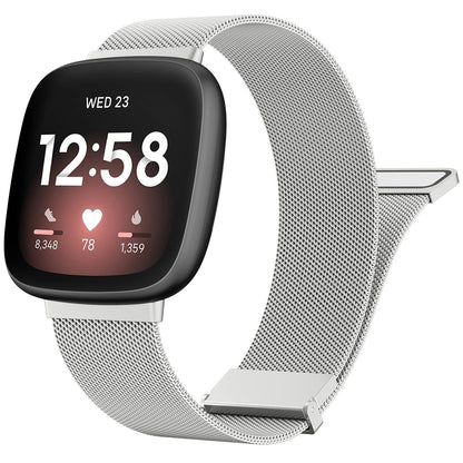 Milanese-style Metal Magnetic Strap for Fitbit Versa 3/4/Sense/Sense 2 (Imported)