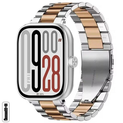 Adjustable Stainless Steel Metal Strap for Redmi Watch 5/Redmi Watch 4, Xiaomi Mi Band 9 Pro/Mi Band 8 Pro, Parallel Import