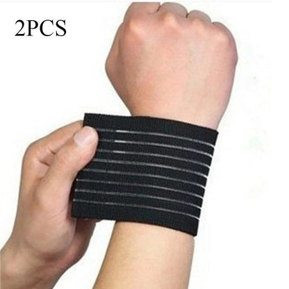 1/2 Piece Sports Fitness Bra Care Elastic Bandage Wrist Strap Wrap-around Wristband Adjustable Elastic Wrist Protector Parallel Import