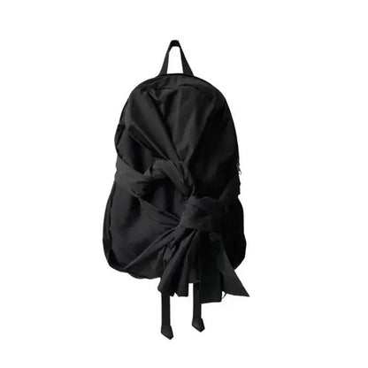 新作 女性用バックパック おしゃれなニッチデザイン リボン付き ハート型 女子大学生向け カジュアルシンプル かわいいスクールバッグ 色 並行輸入品