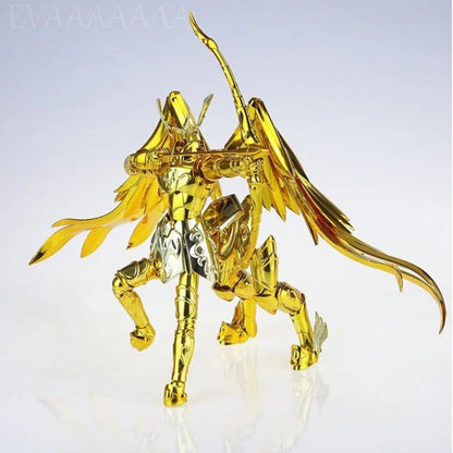 CS Model Saint Seiya Cloth Myth EX Gemini Saga &amp; Kanon Metal Armor Action Figure with Totem/Object; Size: CS Model Parallel Import