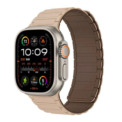 Magnetic Strap for Apple Watch, Silicone Wristband, 45mm, 44mm, 40mm, 46mm, 41mm, 42mm, 38mm, Compatible with iWatch Series 8/7/6/SE/9/10/Ultra 2/49mm, Band Color: mm; Parallel Import