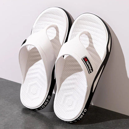 Fashionable Men's Summer Slippers, Beach Sandals, Non-Slip, Indoor/Outdoor Use, Bathroom, Couples, Leisure Sandals, Parallel Import
