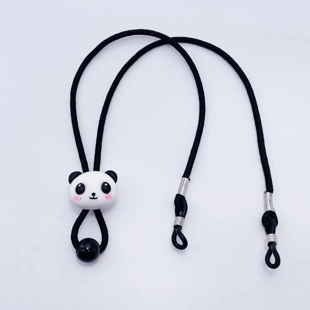 1/6 Scale Cartoon Animal Eyeglass Strap, Sports Eyeglass Band, Unisex, Adjustable, Cute Sunglasses Strap, Eyeglass Cord, Parallel Import